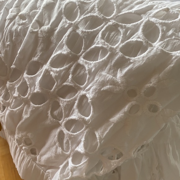 RUBYYAYA eyelet delicado white maxi skirt - Picture 4 of 4